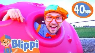 Blippi Visits an Outdoor Playground! | BEST OF BLIPPI TOYS | Educational Videos For Toddlers