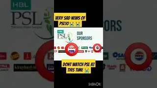 PSL 10 UPDATES AND NEWS  😭