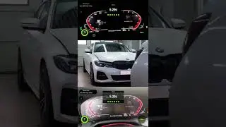 До/после stage 1 на BMW 320i