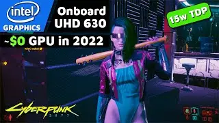 Cyberpunk 2077 | Intel UHD 630 | i9 9900K | 720p Gameplay | FSR 2.1 Balanced