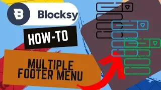Use multiple footer menus in wordpress blocksy
