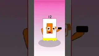 Sprunki OC NumberBlock 12 Baby Phase 4 #sprunki #animation #numberblocks