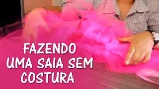 #DIY Fazendo uma saia sem costura