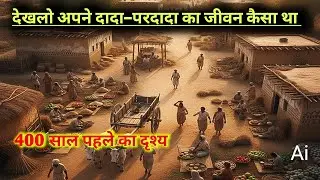 400 साल पहले भारत 🌎 कैसा था||OLD INDIA🚲 PHOTO|| ai generate 