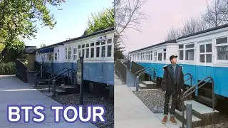 [4K] Bangtan Tour BTS RM's photo spot, in front of old train. Seoul Walk Walking ASMR