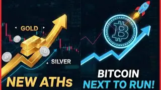 LIVE TRADING - Gold and Silver New ATHs, Why Bitcoin is Next to Run Until End of Month!