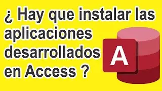 Aplicaciones desarrollados en Access son archivos.