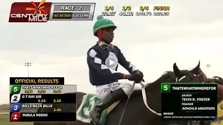 Another Winner For Tevin Foster At Century Mile, Canada