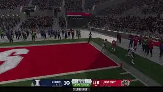 #3 Ohio State  Vs Illinois Week 7  Year 2026