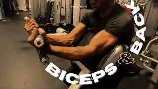 Back and biceps was short today