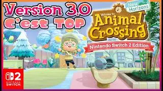 ANIMAL CROSSING en 4K et la Mise &agrave; Jour 3.0 sur SWITCH 2 C'EST TOP !! TEST de toutes les Nouveaut&eacute;s