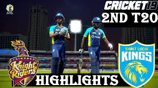 2-й матч CPL 2021 между &laquo;Рыцарями дорог&raquo; и &laquo;Кингз&raquo; &mdash; геймплей Cricket 19, 1080P, 60 кадров в секунду