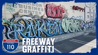 Los Angeles Graffiti - Harbor Gateway - 110 North Freeway (Part 4)