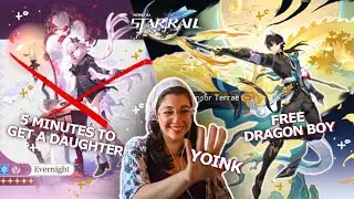 WANTED A GOTH DAUGHTER BUT I GOT A GAY SON | Honkai Star Rail 3.6 | Evernight Pulls Reaction
