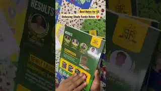 Unboxing Study Funda Notes #capf #Sf_notes #studyfunda #revision_notes
