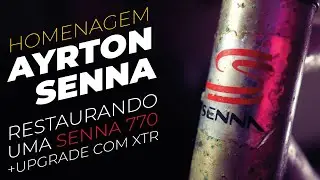 Bike Ayrton Senna. Restaurando e fazendo upgrade de época. PARTE 1 Pedaleria