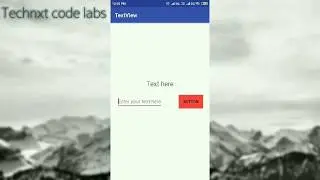 How to create TextView in android ?