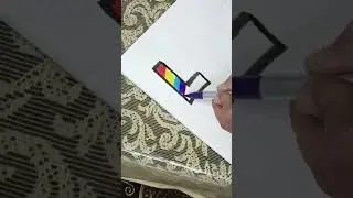 Colourful alphabet #shorts #viral #colour #alphabet #letter #satisfying