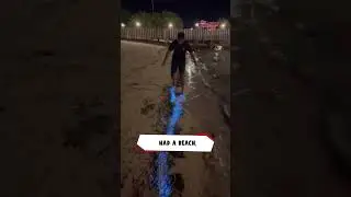 Magical Glowing Beach! 🌊✨