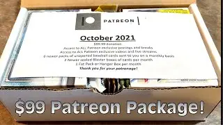 OPENING UP THE OCTOBER $99 PATREON PACKAGE!