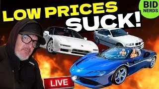 Dream Car Prices Falling on Bring a Trailer but Everyone is Broke!