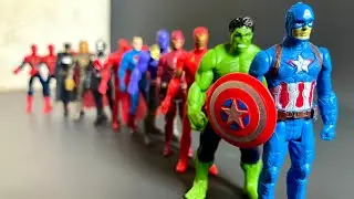 Marvel's Spider-Man Series Unboxing,Spider-Man action dolls, Glowing Spider-Man electric toy gun