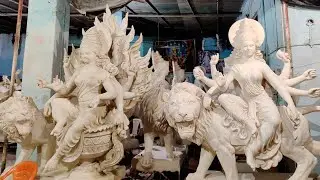Sunder Kalakar Durga mata Idols 2020 | Durga idol Making Process at Dhoolpet Sundar Kalakar workshop