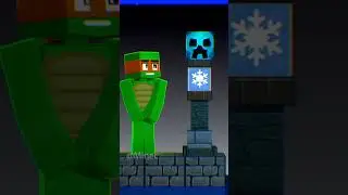 JJ ICE NumberBlocks OC One Play Music (Minecraft x Hytale) #hytale #minecraft  #animation