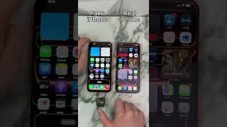 Fake iPhone 17 Pro Max vs Real iPhone 17 Pro Max camera test #iphone17 #fakeiphone #tech