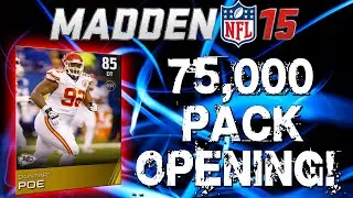 Madden 15 Ultimate Team - 75K  PACK OPENING! Valuable 85+ Pull! - MUT 15 Legendary Packs