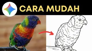 Cara INSTAN Ubah Foto Jadi Gambar Mewarnai Lucu di Gemini AI