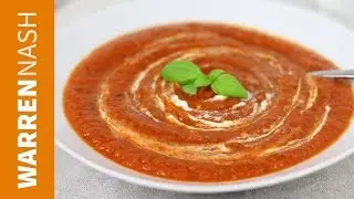 Tomato and Red Pepper Soup Recipe - Cooking with Tinned Tomatoes - Recipes by Warren Nash
