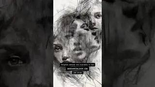 Original artwork now available! Discover and own unique pieces at madcharcoalshop.com&ndash;link in bio.