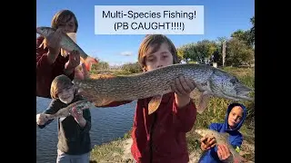 Multi-Species Fishing at Assiniboine River! (HUGE FISH CAUGHT)