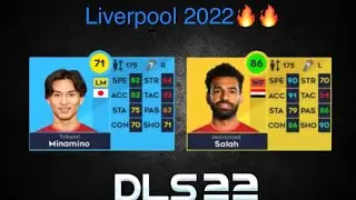 Đội H&igrave;nh Liverpool trong DLS 22 | Team Liverpool Players Dream League Soccer 2022