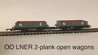 OO LNER 2-plank open wagons - Model Showcase #5