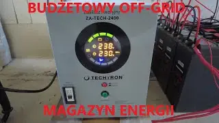 Budżetowy off-grid - magazyn energii - czy akumulatory AGM mają sens ?