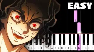 Entrance To Infinity Castle (Demon Slayer) - EASY Piano Tutorial