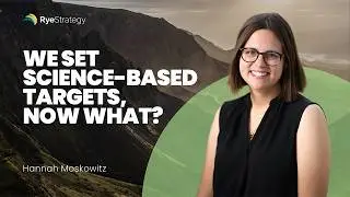 SBTi: What happens after we set our science-based target?