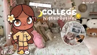 *College night routine *... |voiced |avatar world roleplay |🌙🌟