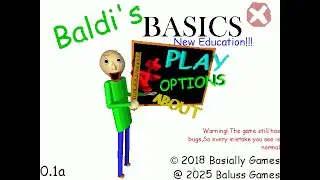 Baldi's Basics New Education Baldi Mod