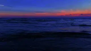 Ocean Background with Gentle Ocean Waves | Night Ocean Sound