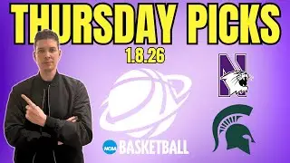 Northwestern vs Michigan State CBB Picks & Predictions | August Young College Basketball January 8