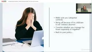 Managing Repetitive Sickness Absence Webcast - Catch Up and Take Control of Sickness Absence!