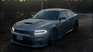STRAIGHT PIPED DODGE CHARGER AT 7AM POV (CRAZY DOWNSHIFT/HIGHWAY PULLS)