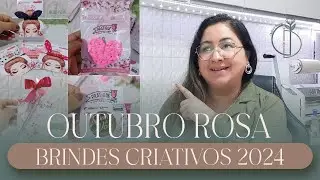 Ideias Criativas OUTUBRO ROSA  2024| MOLDE GRATIS DO BROCHURINHA