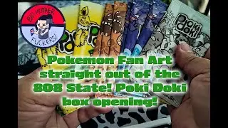 Pok&eacute;mon Fan Art from Hawaii?! 😳 Poki Doki Box Opening!