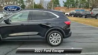 Certified 2021 Ford Escape Titanium, High Point, NC R2041A