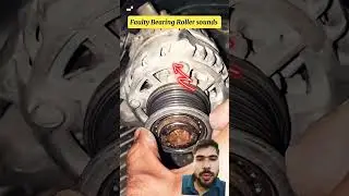 Alternator pulley bearing failure noise #trick #ideas #pulleyNoise