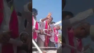 KTR Road Show Live from Khammam #ktr #khammam